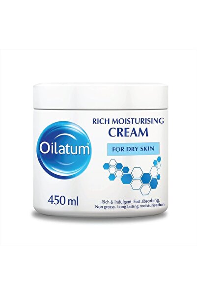 Oilatum عبوة كريم 450 مل، كريم مرطب للبشرة الجافة، لوشن يحتوي على السيراميد و...