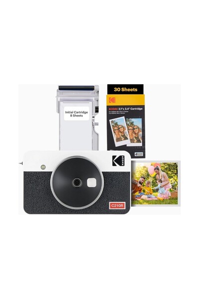 Kodak Mini Shot 2 Retro, Anlık Fotoğraf Makinesi ve Yazıcı, Bluetooth, 4PASS,...