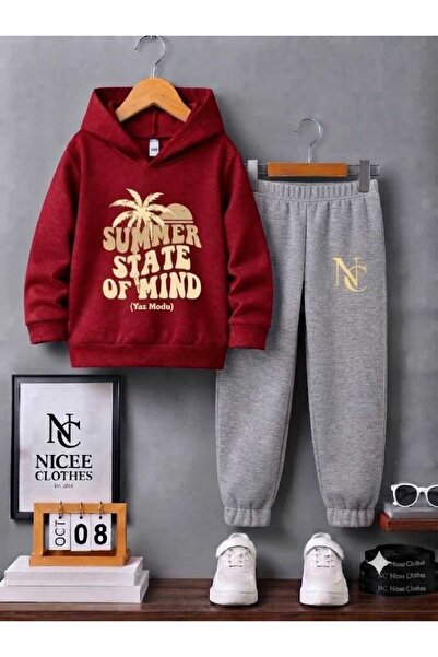 Leto Lykia Children's Tracksuit Unisex (Summer Yaz Winter Print)