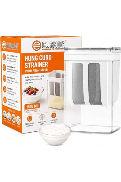 GENERAL E-COSMOS® Plastic Multipurpose Greek Yogurt & Curd Maker Hung Curd - ...