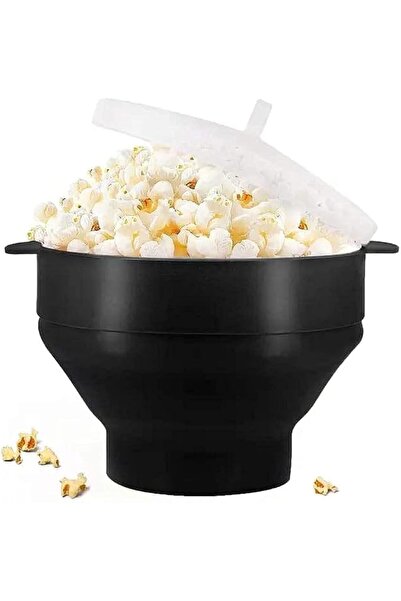 Generic Original Factory Collapsible Microwave Popcorn Popper Bowl With Lid S...