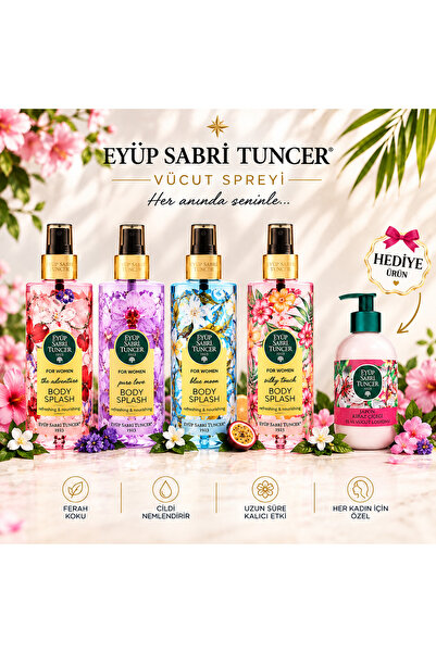 Eyüp Sabri Tuncer VÜCUT SPREYİ SERİSİ-EYÜP SABRİ TUNCER EL VE VÜCUT LOSYONU H...