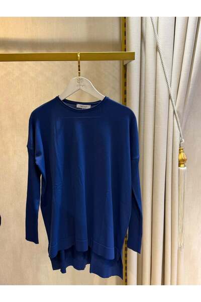 Nuss Nuss116 Lastik Kol Merserize Tunik Saks