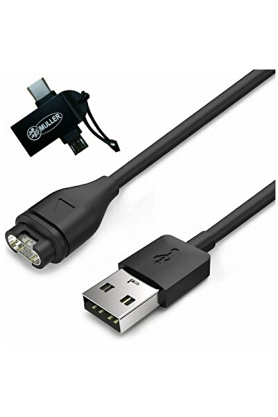 Müller Set de cabluri de încărcare și OTG Type C Micro-USB, compatibil cu ser...