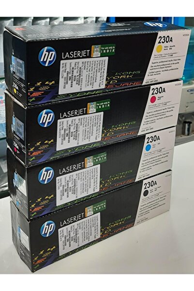 W2300A (230A) Siyah , Mavi , Kırmızı , Sarı Set Orjinal Toner - LaserJet Pro 4203dn