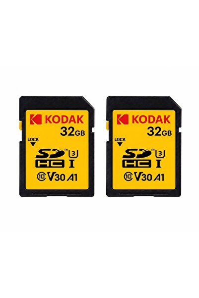 Kodak 2-Pack 32Gb Sd Memory Card Uhs-I U3 V30 A1 Class 10 4K Ultra Hd Memory ...