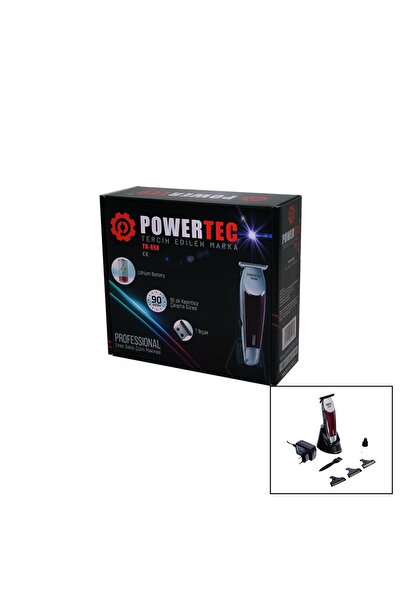 POWERTEC TR-658 Saç Sakal Ense Çizim Traş Makinesi T Bıçak