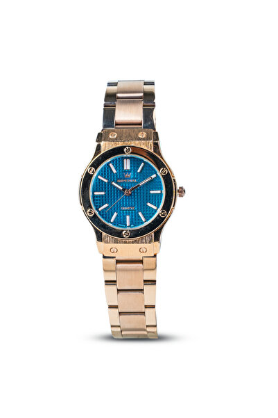 Imperial Women's Rose Gold Stainless Steel Watch, Blue Dial, Y121 Movement, B...