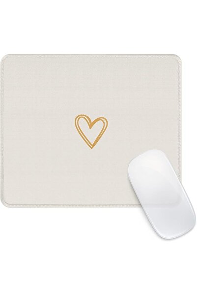 GENERAL Square Aesthetic Cute Heart Mouse Pad Office Home Personalized Mouse ...