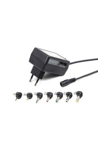 Gembird POWER SUPPLY 220V, 7 circular connectors, 12 W, EG-MC-008