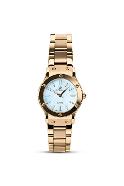 Imperial Women's Rose Gold Stainless Steel Watch, White Dial, Y121 Movement, ...