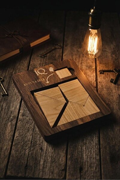 LAZORİAE Wooden Intelligence Game, Iq Educational, Mind and Strategy Toys, Di...