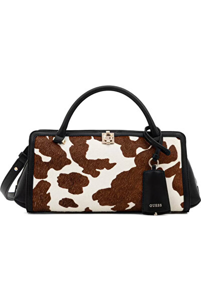 Guess animal print τσάντα χειρός AUDREY COW