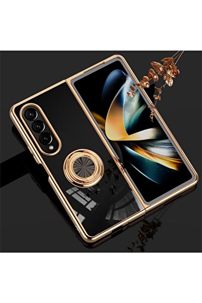 GENERAL EYZUTAK Electroplated Magnetic Ring Holder Case for Samsung Galaxy Z ...