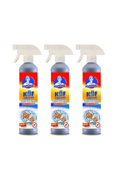 Highgenic KÜF TEMIZLEYICI VE BEYAZLATICI 3 X 500 ML