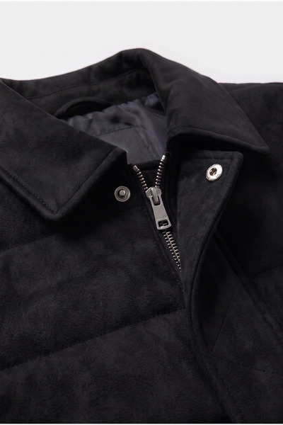 LUMAST Modern Cut Basic Suede Coat
