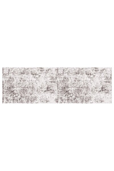 OEM Covoras Decorativ din Imitatie de Blana Bej cu Model Maro pentru Hol 180x...