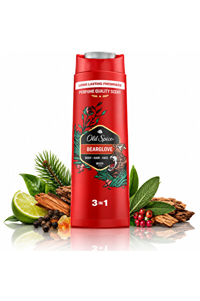 Old Spice Gel de duș și șampon pentru bărbați 3 în 1, Bearglove Juicy Berries...