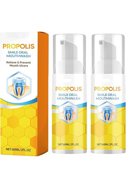 Yelajoy 2pc Propolis Smile Oral Mouthwash,Propolis Teeth Total Care Mouthwash...