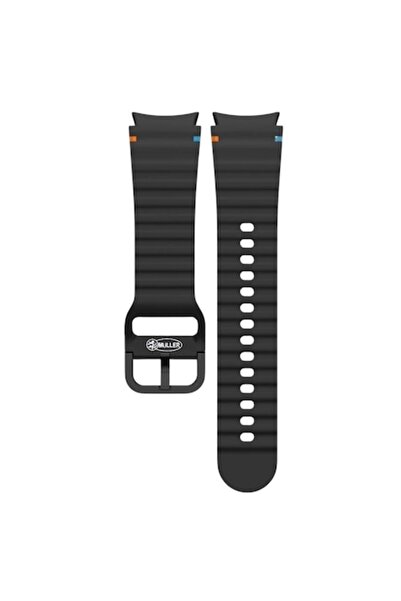 Müller Curea smartwatch Muller, 20 mm, silicon, negru
