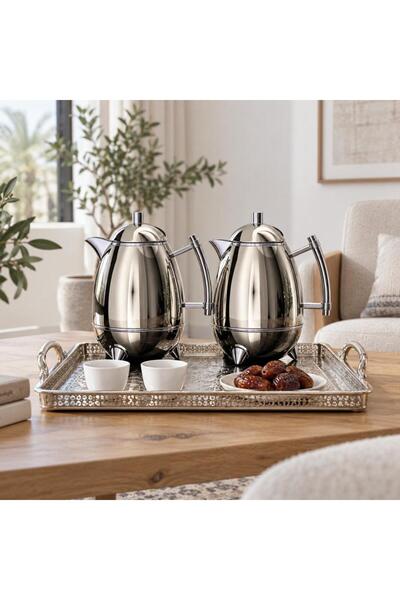 laverahome Trams Hospitality Set Steel Silver |