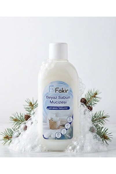 Genel Markalar Fakir Beyaz Sabun Mucizesi Çok Amaçlı Temizleyici 1 Lt Perde H...