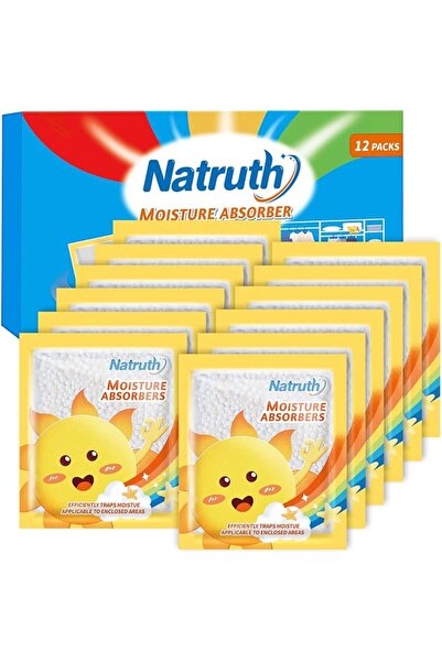GENERAL NATRUTH 12-PACK Moisture Absorber Bags, Dehumidifier Bags for Wardrob...