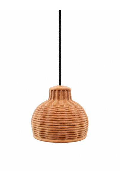 CharmFancy 1:12 Ölçek Rattan Avize (Aydınlatması yok) Bebek Evi Diorama Dollh...