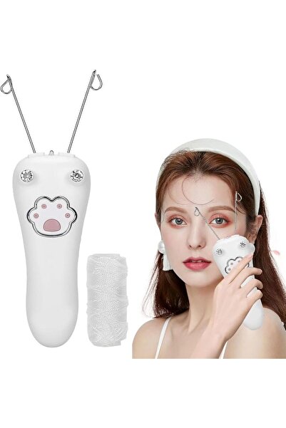 Generic [ترقية] جهاز إزالة شعر الوجه للنساء، جهاز إزالة الشعر بالخيط القطني ي...