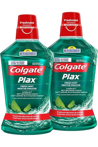 Colgate Palmolive غسول فم كولجيت بلاكس بنكهة النعناع المنعش، 500 مل (عبوة من ...
