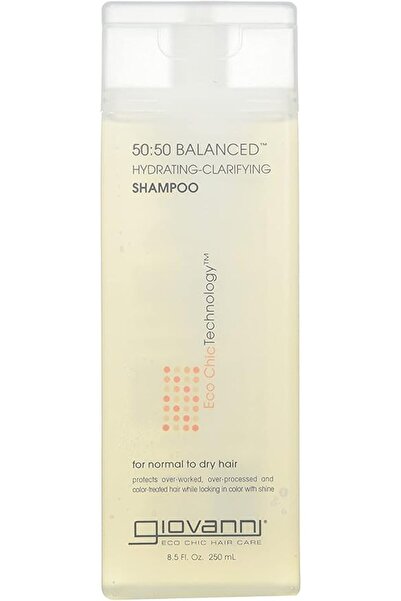 Giovanni Hair Care 50/50 Balanced Hydrating-Clarifying Shampoo, 8.5 Fl oz