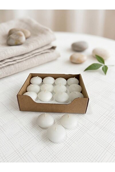 YÜZEN MUM 24LÜ PAKET BEYAZ