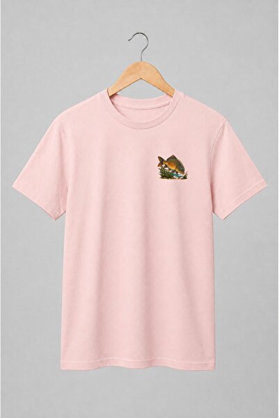Generic Brand Tricou unisex cu Crap la pescuit cu cârlig și nadă pentru pescari