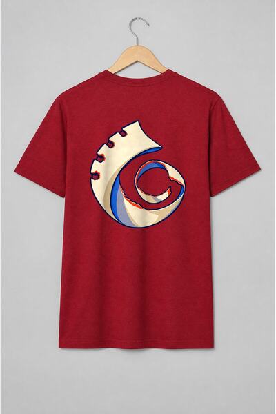 Generic Brand Tricou unisex cu Sul de pergament vintage