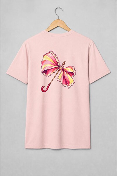Generic Brand Tricou unisex cu Umbrelă vintage
