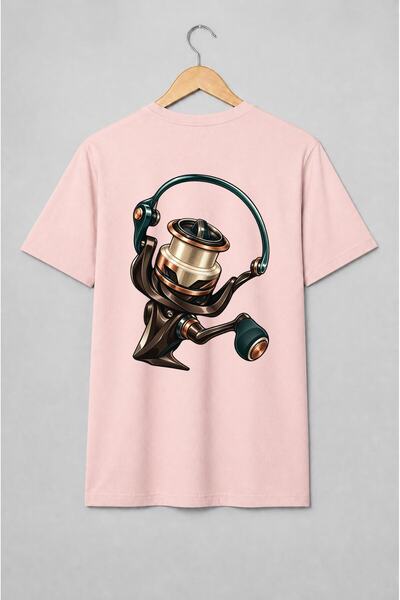 Generic Brand Tricou unisex cu Mulinetă spinning în stil realist