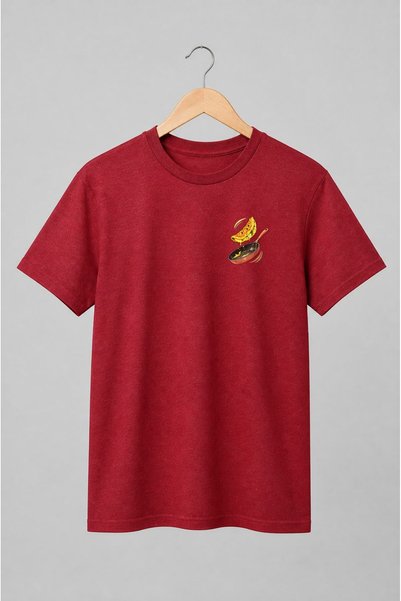 Generic Brand Tricou unisex cu Omletă în tigaie pentru pasionații de gătit