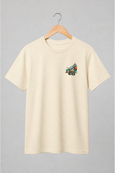Generic Brand Tricou unisex cu Feribot cu valiză în stil vintage