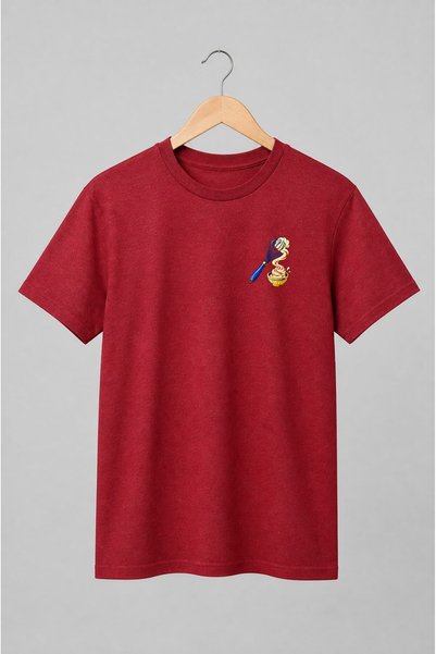 Generic Brand Tricou unisex cu Tel de bucătărie cu frișcă stil pop-art