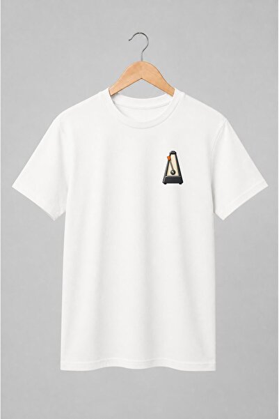 Generic Brand Tricou unisex cu Metronom minimalist