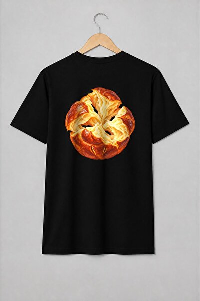 Generic Brand Tricou unisex cu Brioche împletită în stil realist