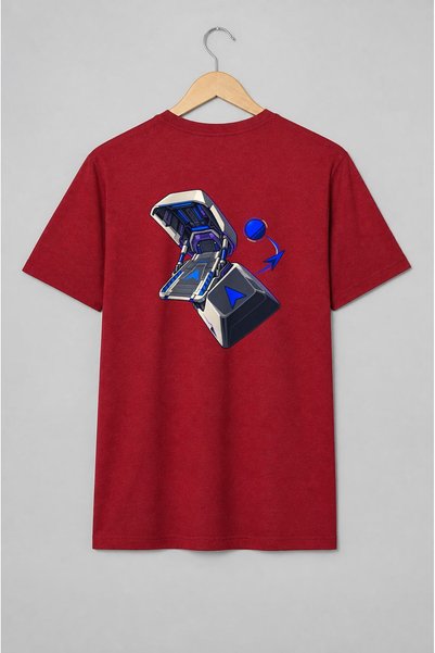Generic Brand Tricou unisex cu Aparat arcade futurist