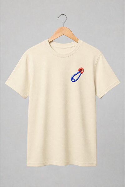 Generic Brand Tricou unisex cu Ac de siguranță pop-art