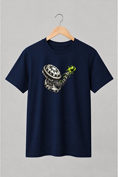 Generic Brand Tricou unisex cu Joystick arcade în stil gravură