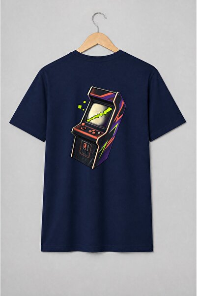 Generic Brand Tricou unisex cu Cabinet arcade retro