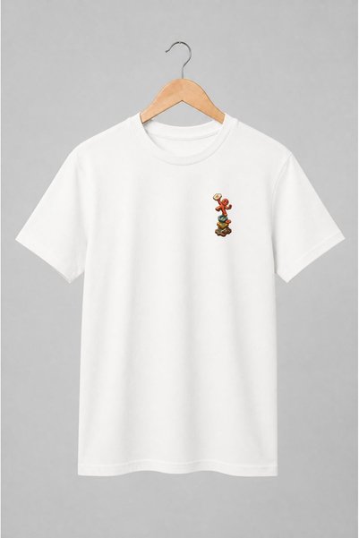 Generic Brand Tricou unisex cu Pion aventurier din lemn pentru jocuri de soci...