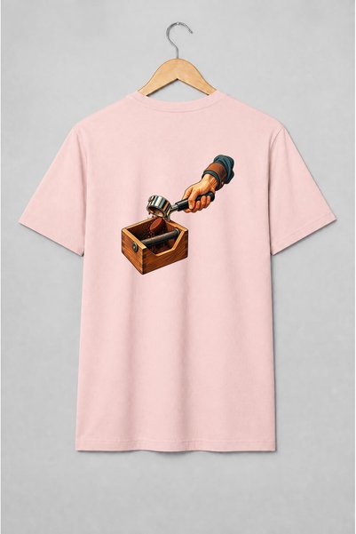Generic Brand Tricou unisex cu Portafiltru espresso și cafea măcinată stil ba...