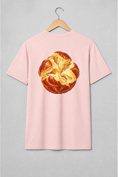 Generic Brand Tricou unisex cu Brioche împletită în stil realist
