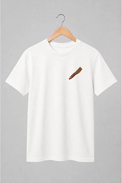 Generic Brand Tricou unisex cu Suveică de țesut rustică cu fire colorate