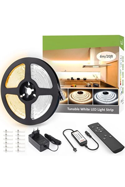 NOVOSTELLA Ρυθμιζόμενη ταινία LED 6μ, 672 LED, 3000K-6500K, 24V, περιλαμβάνετ...